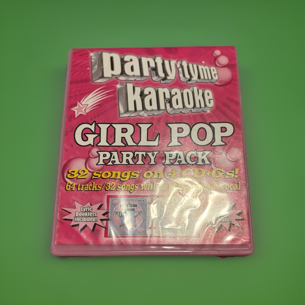 Party Tyme Karaoke - Girl Pop Party Pack 4 [4 CD] - Music CD - Party Tyme Karaok